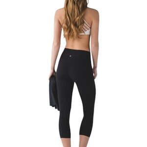 Lululemon Wunder High Rise Crop Leggings Size 10